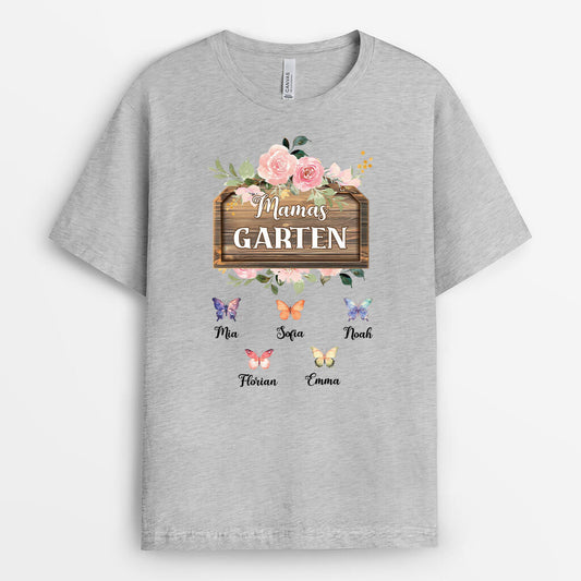 3295AGE2 omas garten tagfalter personalisiertes t shirt fur omas