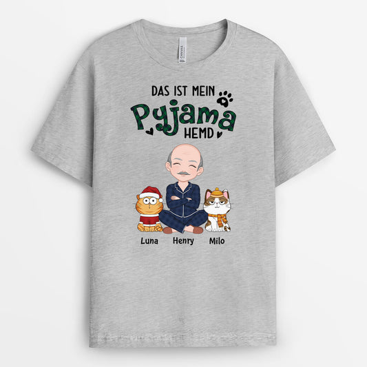 3304AGE2 das ist mein pyjama hemd personalisiertes t shirt fur katzenliebhaber