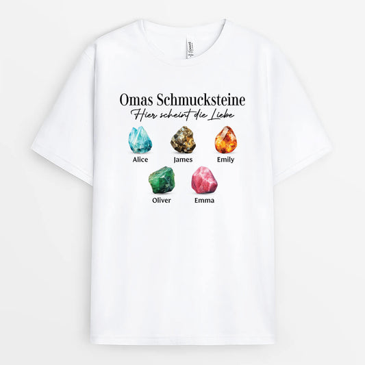 3305AGE1 omas mamas schmuckstein personalisiertes t shirt fur damen