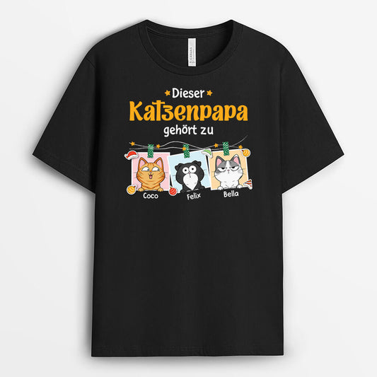 3307AGE2 diese katzenmama gehort zu lutiges t shirt fur katzenliebhaber zu weihnachten