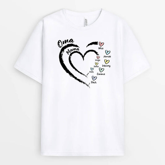 3319AGE1 oma mama buntstift herz namen personalisiertes t shirt fur damen