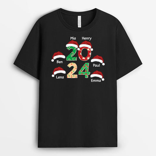 3361AGE1 weihnachtsmutze personalisiertes t shirt zu weihnachten