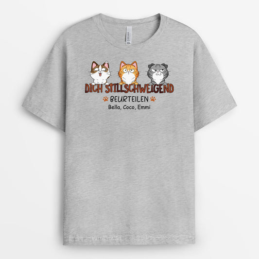 3390AGE2 dich stillschweigend beurteilen personalisiertes t shirt fur katzenliebhaber