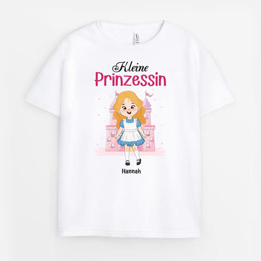 3512AGE1 kleine prinzessin niedliches t shirt fur madchen personalisiert