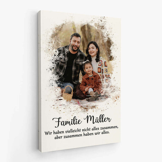 3548CGE2 wir haben vielleicht nicht alles zusammen aber zusammen haben wir alles personalisierte leinwand fur die familie mit foto
