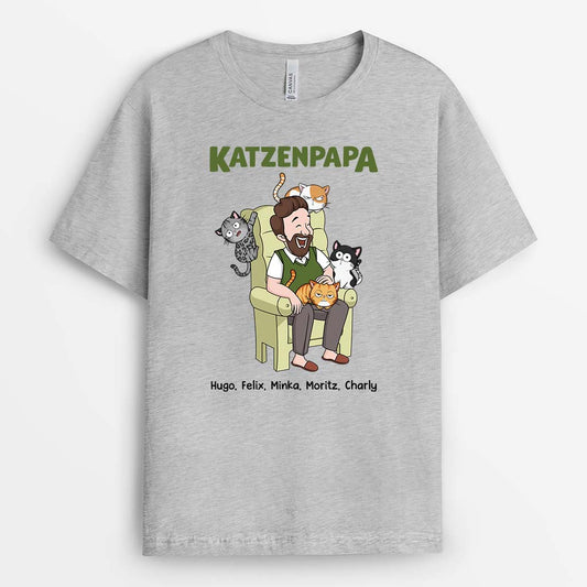 3557AGE2 katzenmama kuschelzeit mit meiner stubentiger personalisiertes t shirt fur damen