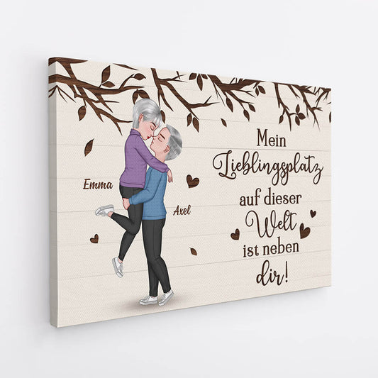 3700CGE2 mein lieblingsplatz auf dieser welt ist neben dir romantische leinwand fur paare personalisiert