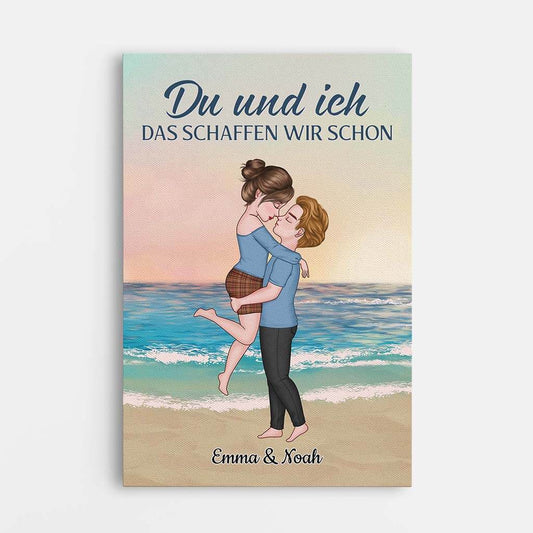3747CGE1 du ich das schaffen wir schon personalisierte leinwand fur parchen