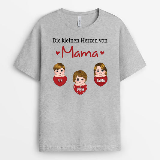 3756AGE2 die kleinen herzen von opa personalisiertes t shir fur manner 3756ATE8B