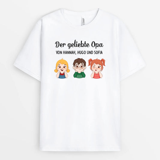 3777AGE1 der geliebte opa von personalisiertes t shirt fur opas 3777A
