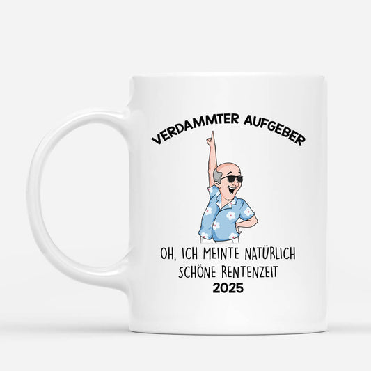 3829MGE2 schone rentenzeit personalisierte tasse fur rentnerin lustig 3829M5I7A