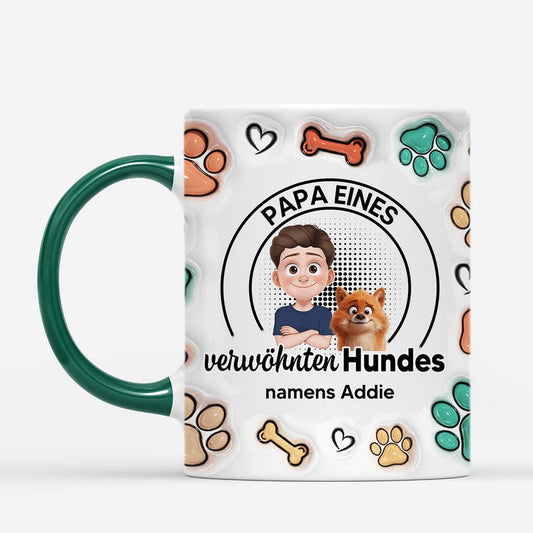 3843MGE2 3d druck effekt mama eines verwohnten hundes namens personalisierte tasse fur frauen 3843M_1b27726d 8293 4ddf a8cd b36a12df274b