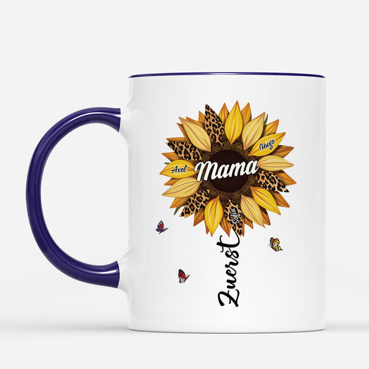 3855MGE1 zuerst mama jetzt oma sonnenblumen personalisierte tasse fur omas 3855M6Y7A