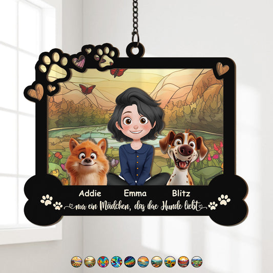 3900UGE1 das leben ist besser mit hunden sonnenfanger personalisiert fur hundeliebhaber 3900UKM5C