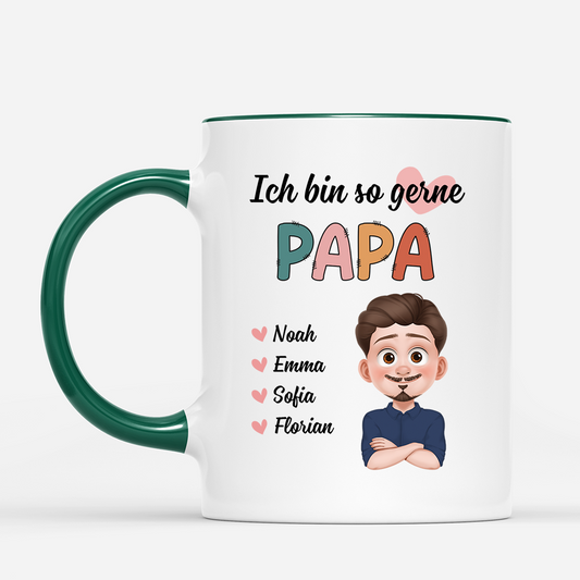 3957MGE2 ich bin so gerne mama cartoon personalisierte tasse fur mamas 3957M8N0A