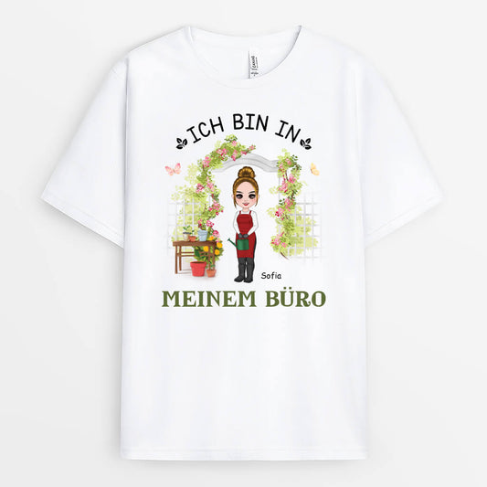 4020AGE1 ich bin in meinem buro personalisiertes garten t shirt damen_ 4020A8T8H