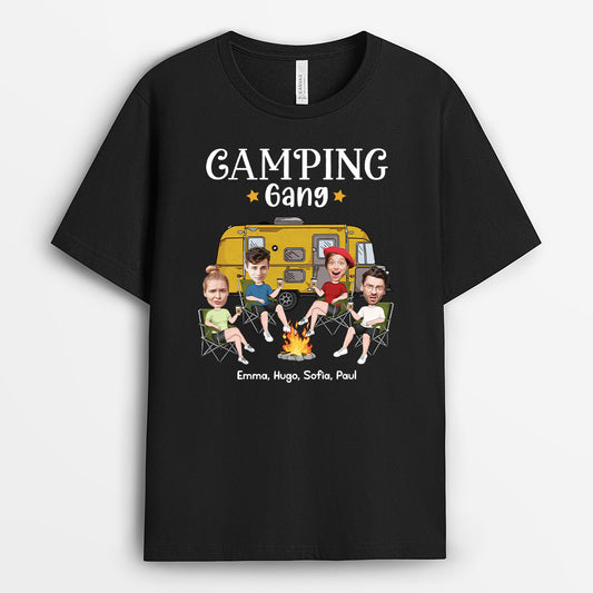 4078AGE1 camping bande personalisiertes t shirt camping lustig_ fur freunde mit gesicht 4078A6Y0F
