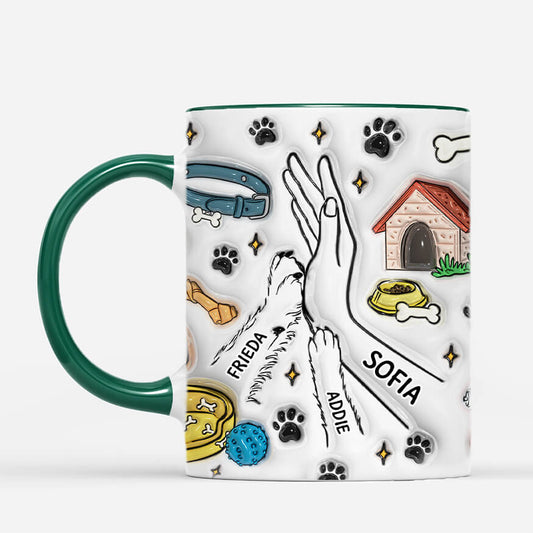 4082MGE2 3d druck effekt high five personalisierte tasse hund_ 4082MKK5C_4ced5aa6 cea8 4816 b85a c9f16c1f7f7d