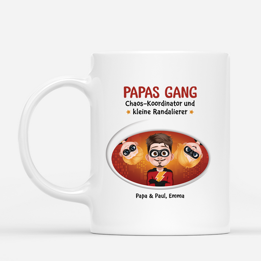 4094MGE1 papas gang chaos koordinatoren lustige papa tasse personalisiert 4094M5H0B
