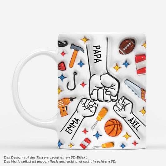 4095MGE1 3d druck effekt papa und kinder faustgruss personalisierte tasse papa 4095M6M5B_ee5d0a97 962d 4efa bebc 1d747d155c3d