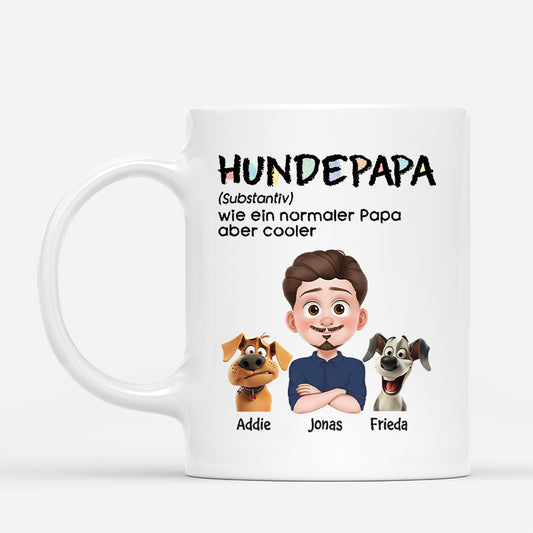 4166MGE1 definition hundepapa personalisierte tasse hund_ 4166M3K0C
