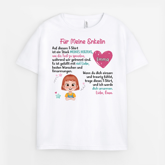 4248AGE1 fur meine kleine enkelin personalisierte t shirts kinder_ 4248A6N0A