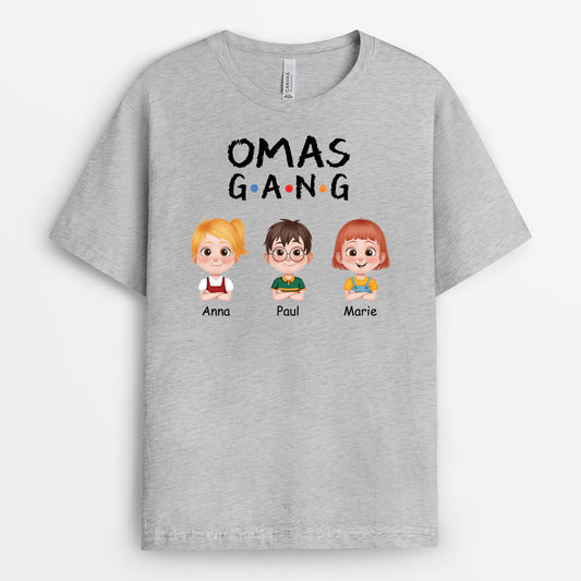4253AGE2 mamas gang buntstifte cartoon mama t shirt personalisiert 4253A6T0A