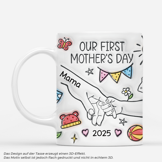 4259MGE1 3d druck effekt unser erster muttertag personalisierte tasse mama_ zum muttertag 4259M8N5A