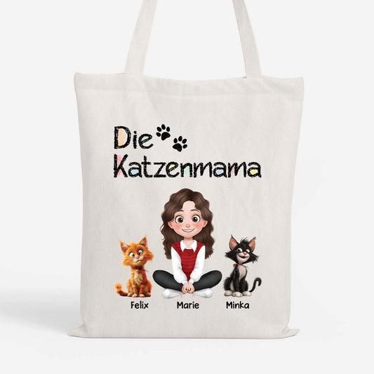 4298TGE1 diese katzenmama cartoon personalisierte tragetasche_ katze 4298T3L0D