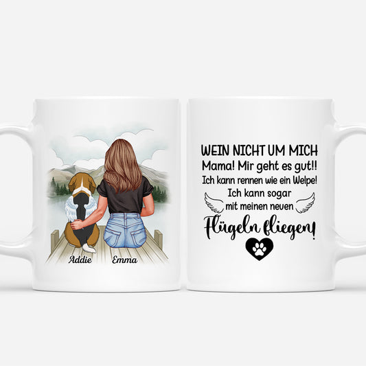 4362MGE1 wein nicht um mich tasse hund personalisierte_ zur erinnerung 4362M34TC