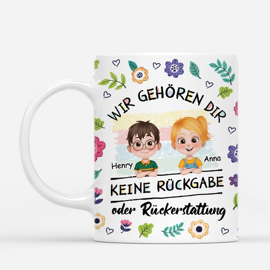 4463MGE1 dunkle blumen keine ruckgabe oder ruckerstattung personalisierte tasse mama lustig 4463M8N0A