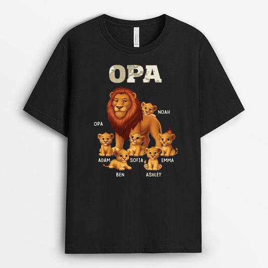 4556AGE1 opa lowe cartoon weltkarte t shirt opa personalisiert 4556A6L8B