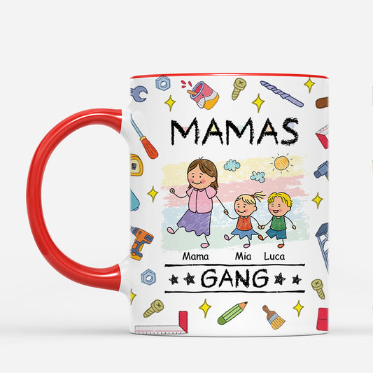 4566MGE2 papas gang buntstifte werkzeug personalisierte tasse papa 4566M3M0B