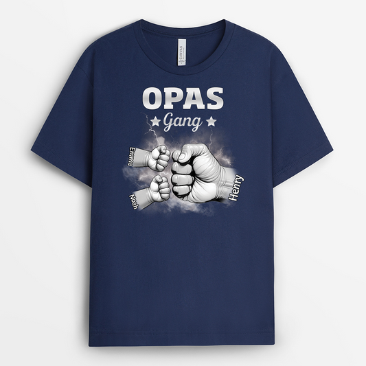 4625AGE2 papas gang mit fausten blitze t shirt papa personalisiert 4625AKH5B