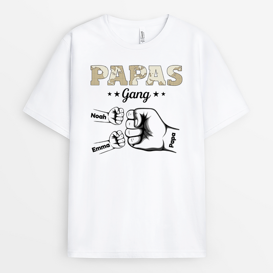 4640AGE1 weltkarte opas papas gang personalisierte t shirts manner 4640A8H8B