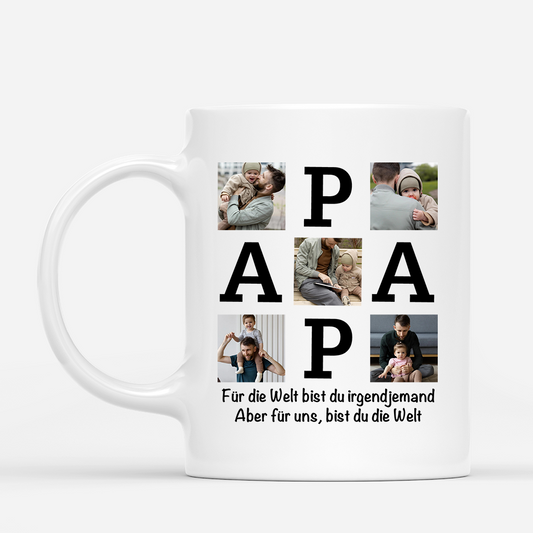 4706MGE1 papa fur uns bist du die welt personalisierte tasse papa mit foto 4706M6N5B