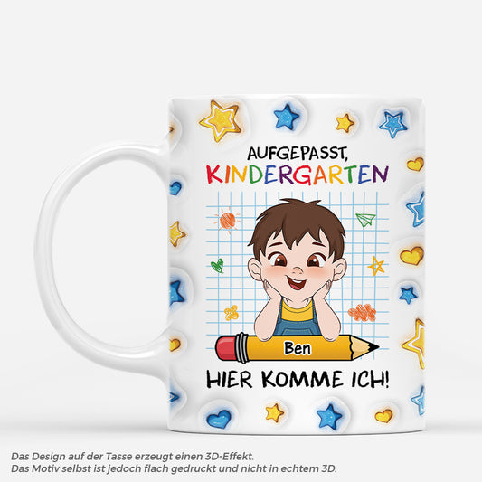 4728MGE1 3d druck effekt achtung vorschule hier komme ich personalisierte tasse fur kinder_ 4728MKL0K