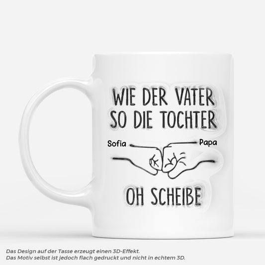 4783MGE1 3d druck effekt wie der vater so das kind personalisierte tasse papa_ 4783M88AB