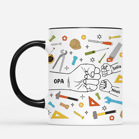4786MGE2 3d druck effekt papa kinder werkzeuge fur die baustelle personalisierte tasse papa 4786MKKTB