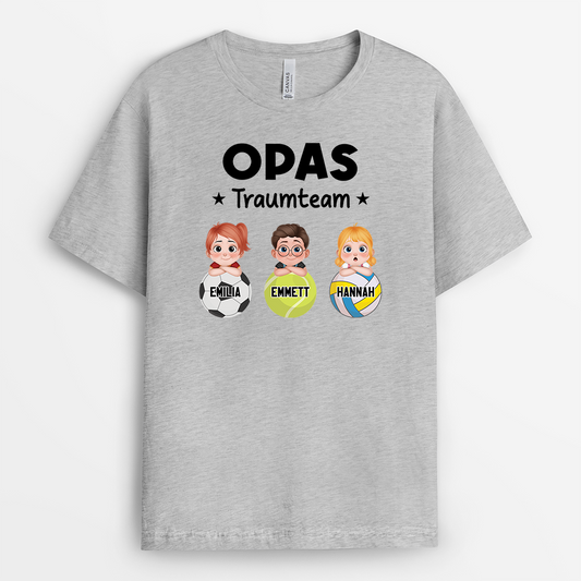 4794AGE2 papas dreamteam ballsportarten t shirt papa personalisiert_ 4794AKYMB