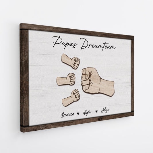 4815CGE2 papas dreamteam personalisierte leinwand papa 4815C6Q5B_713b9297 5a91 44f8 9aa7 e0c2e0786e1f