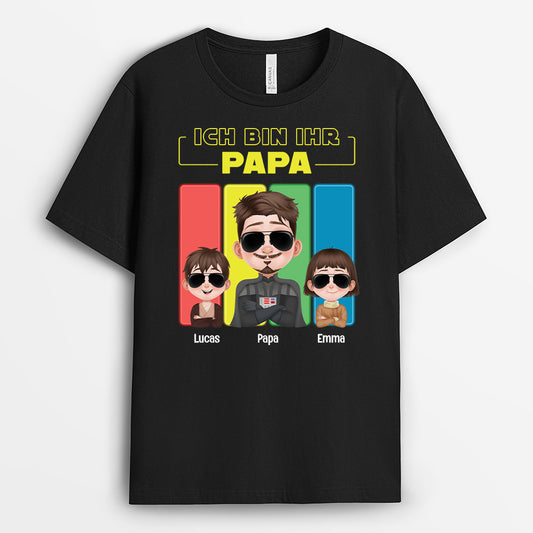 4845AGE1 ich bin ihr papa opa helden t shirt papa opa personalisiert 4845AKH0B