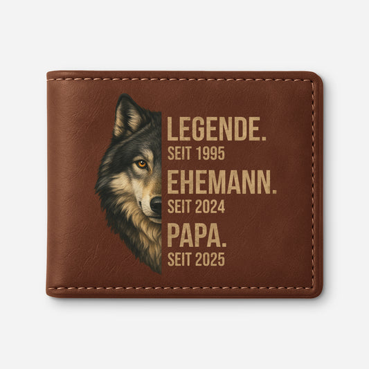 4848JGE1 legende ehemann papa wolf geldborse herren personalisiert_ papa 4848JK8AB