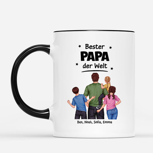 4879MGE2 bester papa der welt getragen von papa personalisierte tasse papa_ 4879M8L5B