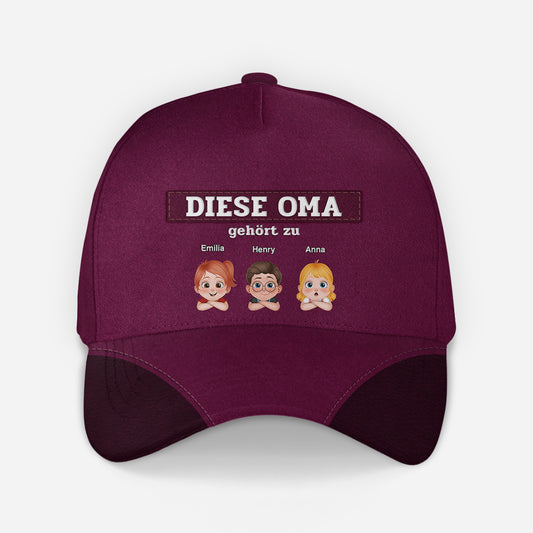4889JGE2 diese mama gehort zu cartoon cap personalisieren mama 4889JTKNA
