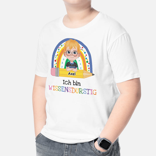 4958AGE2 ich bin wissensdurstig t shirt einschulung personalisiert_ kinder 4958A6TAK