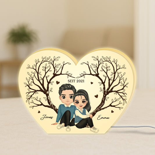 5233LGE1 zusammen seit personalisierte lightbox_ paar 5233L8HTG