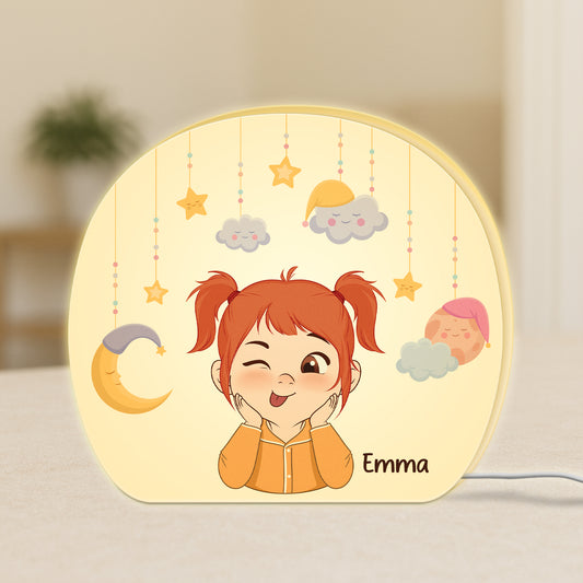 5236LGE1 kind cartoon mond und sterne personalisierte lightbox_ kinder 5236L8TNK