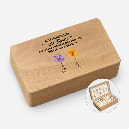 5342AGE1 gute freunde sind wie sterne personalisierte geschenke beste freundin schmuckk_stchen holz 5342ajcv0f