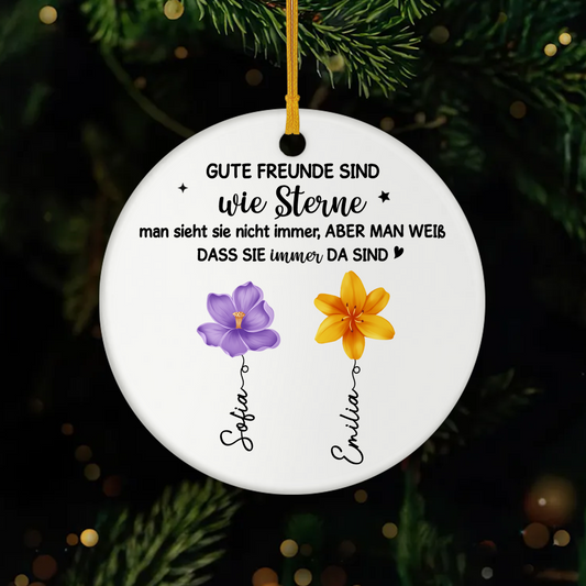 5342OGE1 freundschaft spruch kurz personalisierte keramik ornamente beste freunde 5342OKV0F